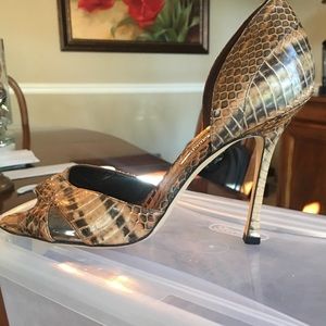 Manolo Blahnik Shoes - Snake skin great condition Manolo Blahnik Shoes - Snake skin great condition